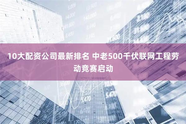 10大配资公司最新排名 中老500千伏联网工程劳动竞赛启动